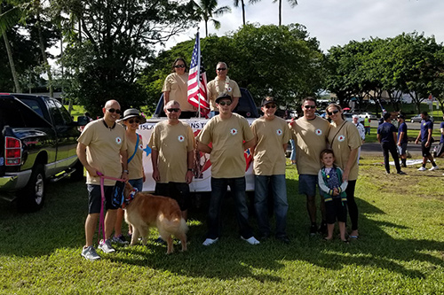 Hilo Veterans Treatment Court participate in Hilo's Veterans Day Parade