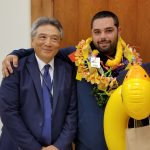 Third Circuit Chief Judge Greg Nakamura with Big Island Drug Court Program’s 47th graduate.