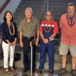 David Proudfoot, Amy Esaki, Sherman Shiraishi, Al Castillo, Kurt Bossard and Fifth Circuit Court Arbitration Judge Kathleen Watanabe at Kauai’s 30th Annual Court Annexed Arbitration Program (CAAP) Conference at Kauai’s Puuhonua Kaulike Judiciary Complex, September 27, 2019.