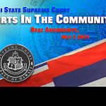 The opening shot of Olelo Community Media's broadcast of the Hawaii State Judiciary’s Courts in the Community oral argument, May 7, 2021.